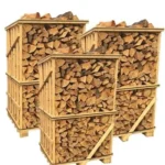 Bois de chauffage - Mélange de bois durs (30 cm) – 3 palettes (9,9 stères) – Certifié PEFC